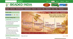 Desktop Screenshot of beadedindia.com